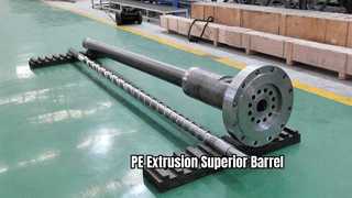 PE用シングルスクリューとバレル